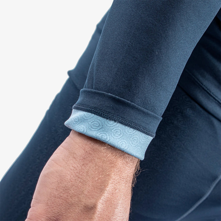 Edwin is a Thermal base layer golf top for Men in the color Navy/Blue Bell(7)