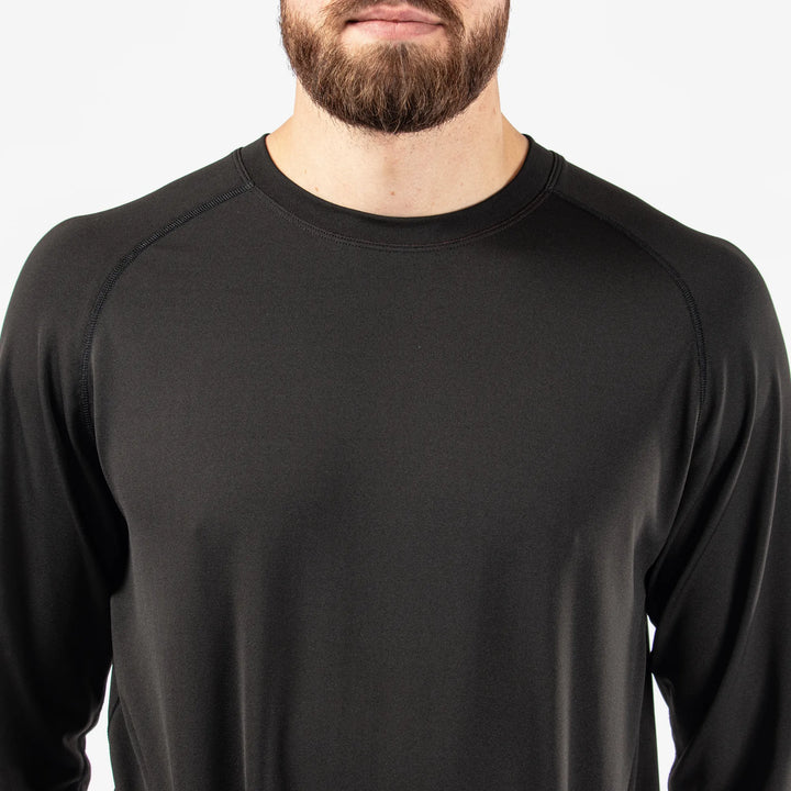 Elmo is a Thermal base layer golf top for Men in the color Black/Red(3)