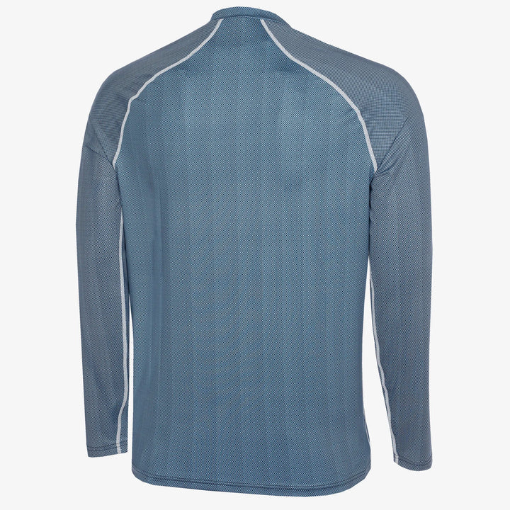 Enzo is a UV protection golf top for Men in the color Navy/Blue(9)