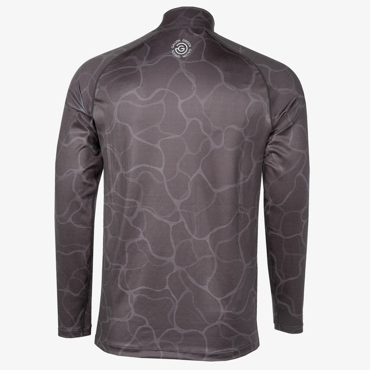 Ethan is a Thermal base layer golf top for Men in the color Black/Sharkskin(9)