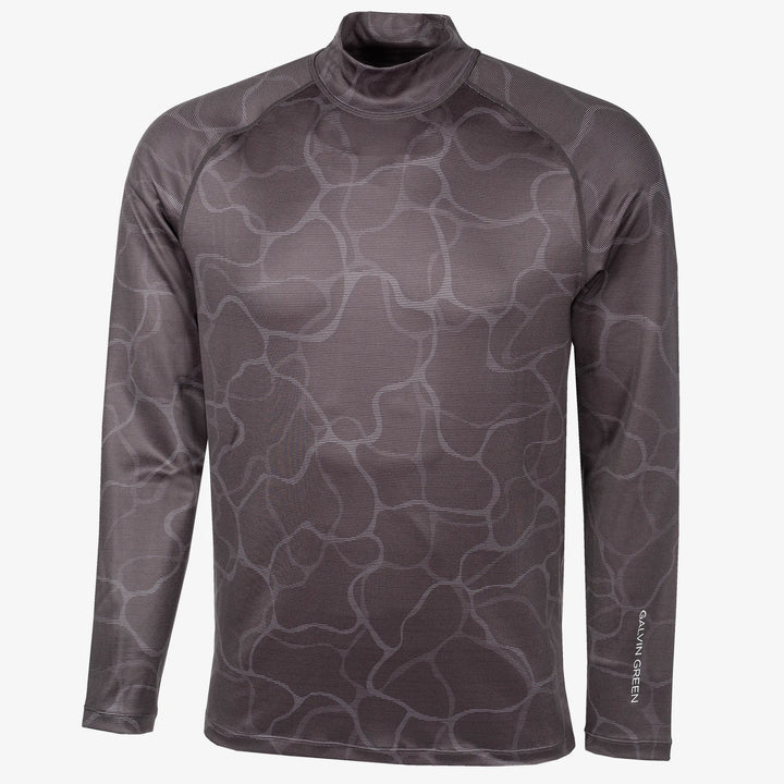 Ethan is a Thermal base layer golf top for Men in the color Black/Sharkskin(0)