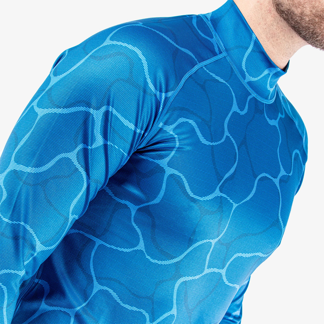 Ethan is a Thermal base layer golf top for Men in the color Blue/Navy(3)