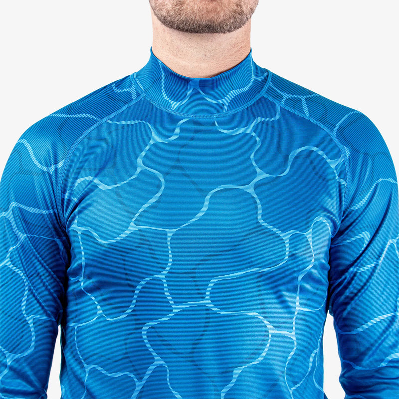 Ethan is a Thermal base layer golf top for Men in the color Blue/Navy(4)