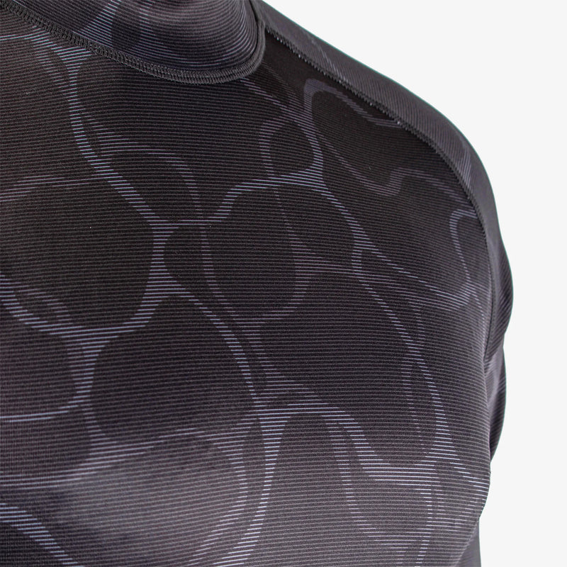 Ethan is a Thermal base layer golf top for Men in the color Black/Sharkskin(5)