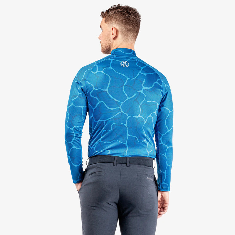 Ethan is a Thermal base layer golf top for Men in the color Blue/Navy(6)