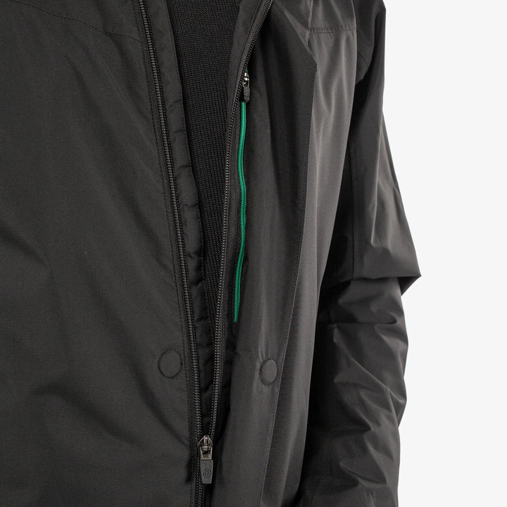 Harry is a Waterproof golf jacket for Men in the color Black(7)