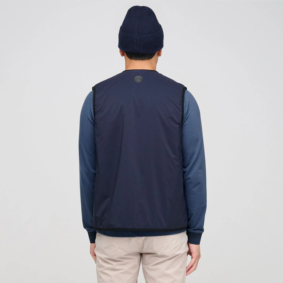 Lamar  is a Windproof and water repellent golf vest for Men in the color Navy(6)