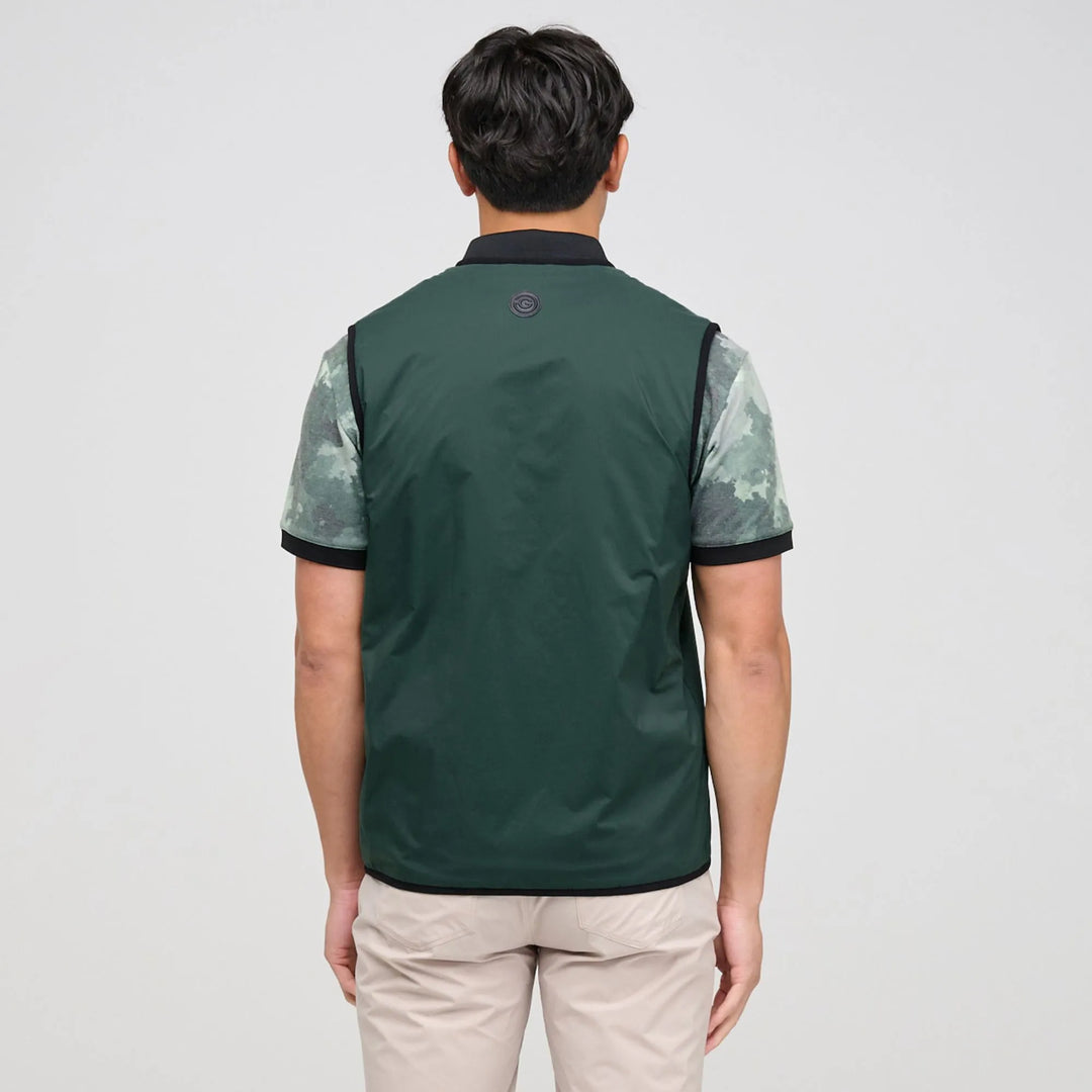 Lamar  is a Windproof and water repellent golf vest for Men in the color Jungle Green(7)