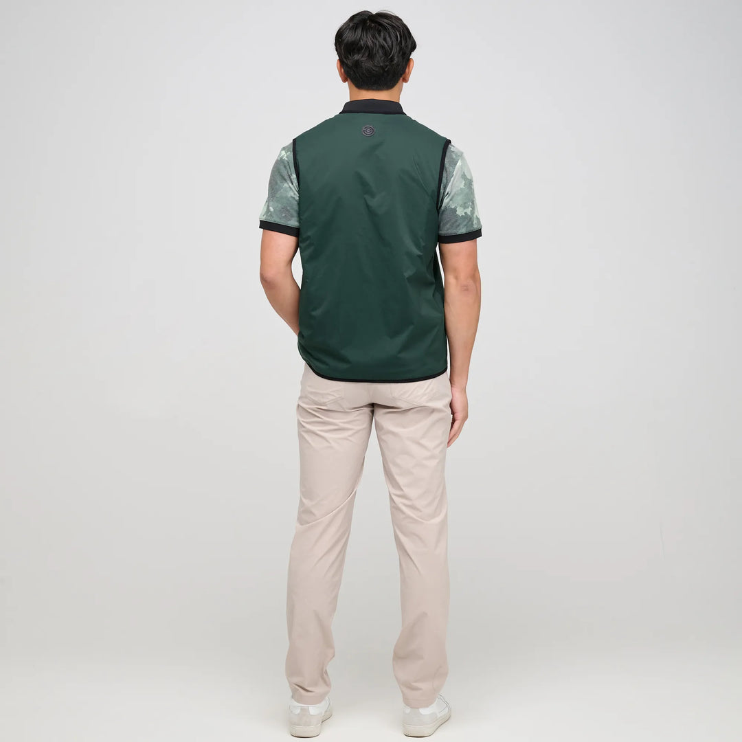 Lamar  is a Windproof and water repellent golf vest for Men in the color Jungle Green(8)