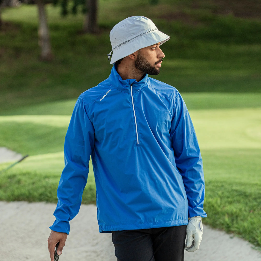 Larry is a Windproof and water repellent golf jacket for Men in the color Royal Blue(7)