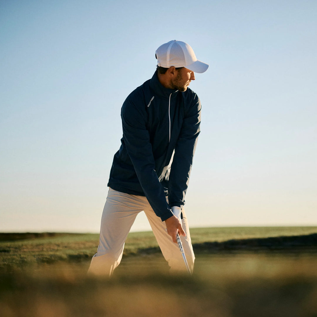Larry is a Windproof and water repellent golf jacket for Men in the color Navy(7)