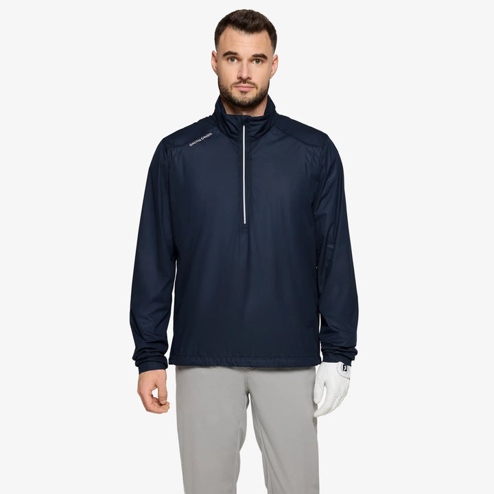 Larry is a Windproof and water repellent golf jacket for Men in the color Navy(1)