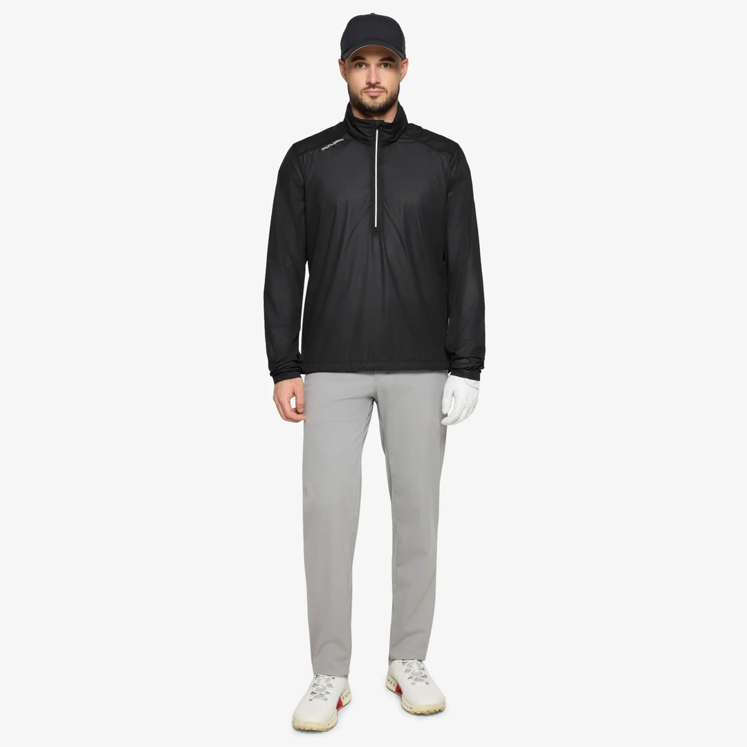 Larry Windproof and water repellent golf jacket Black – Galvin Green Larry Windproof and water repellent golf jacket Black – Galvin Green
