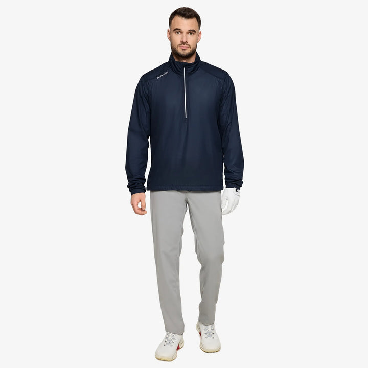 Larry is a Windproof and water repellent golf jacket for Men in the color Navy(2)
