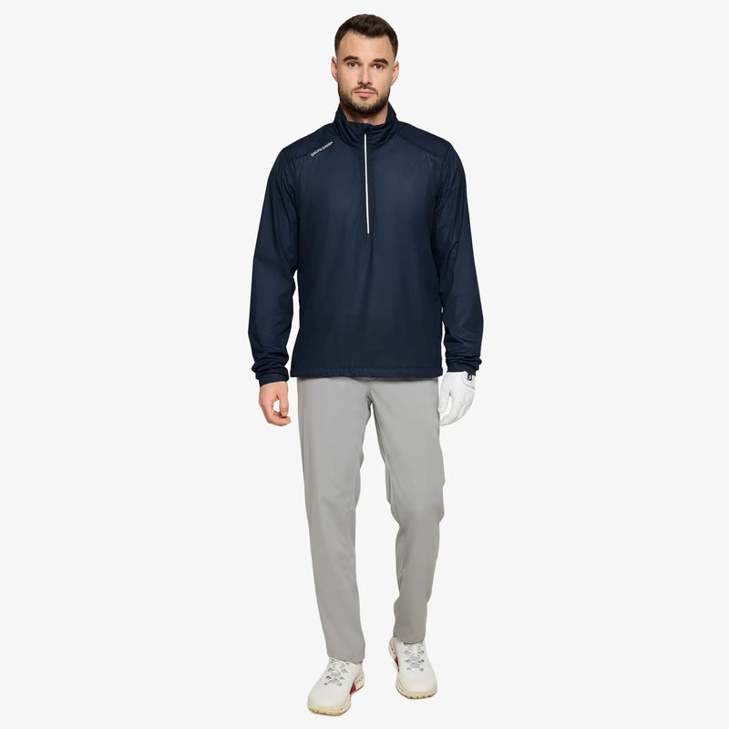 Larry is a Windproof and water repellent golf jacket for Men in the color Navy(2)