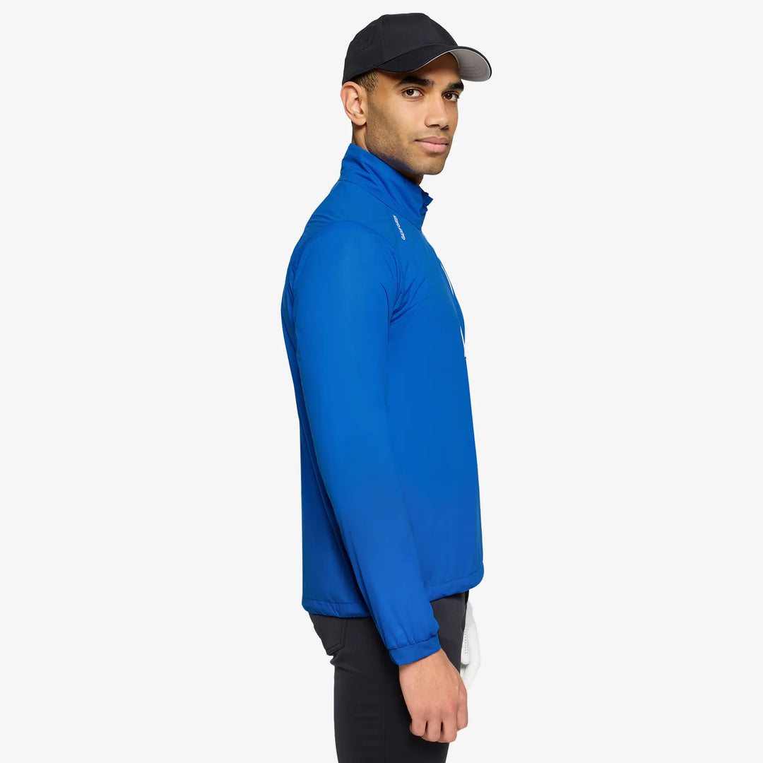 Larry is a Windproof and water repellent golf jacket for Men in the color Royal Blue(3)