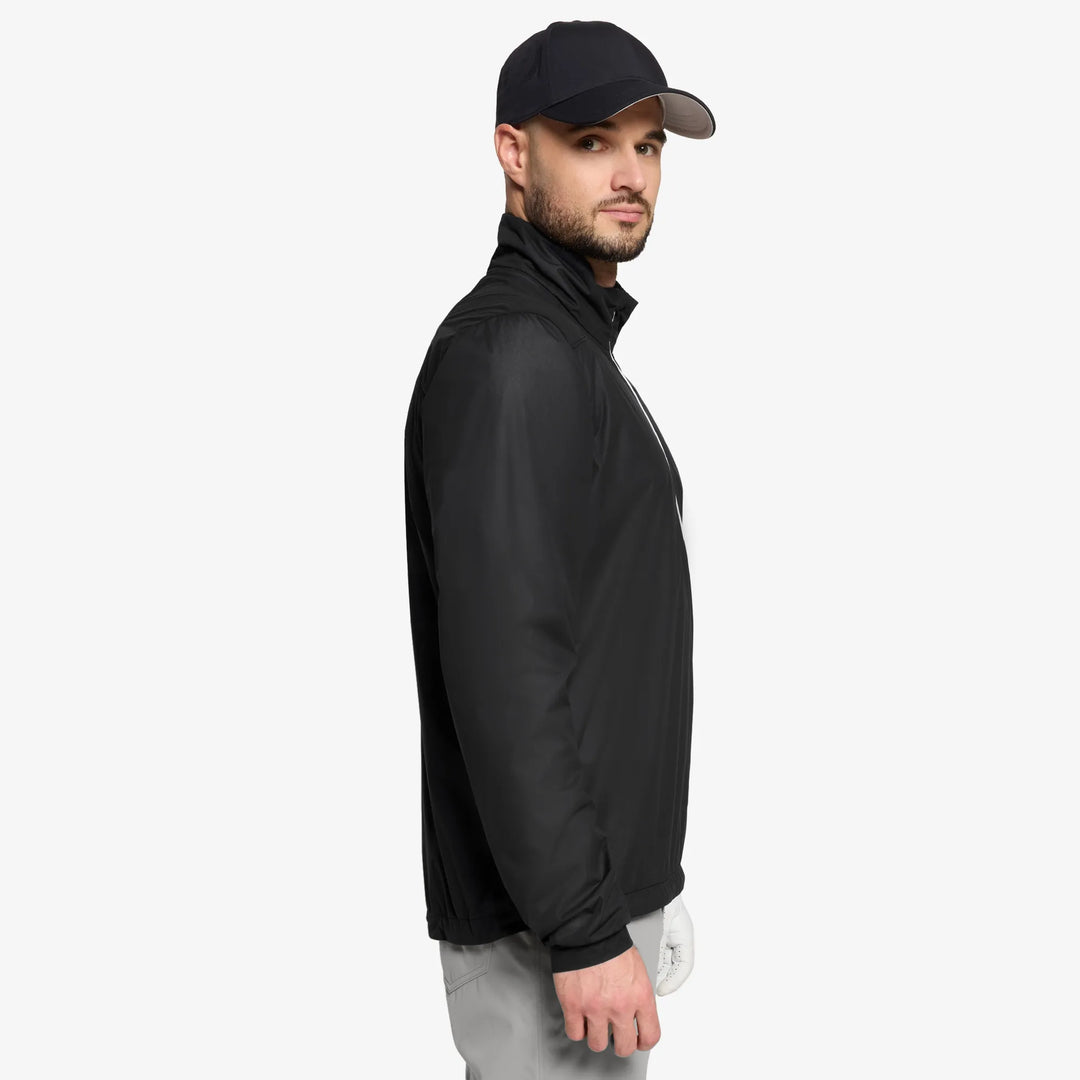 Larry is a Windproof and water repellent golf jacket for Men in the color Black(3)