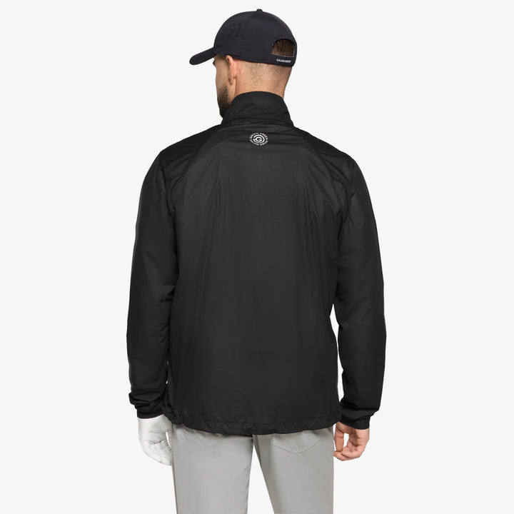 Larry is a Windproof and water repellent golf jacket for Men in the color Black(4)