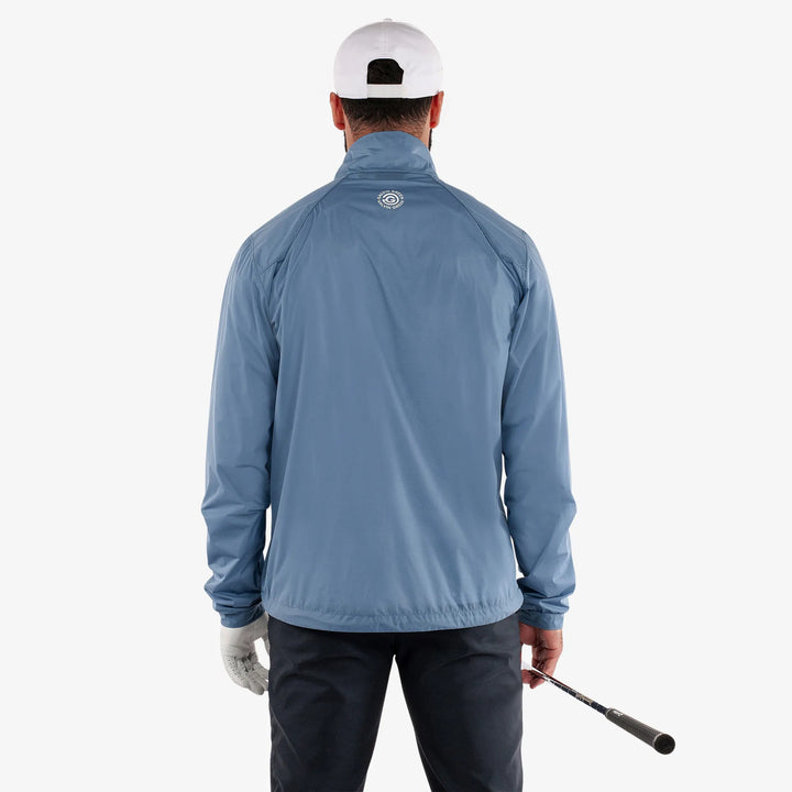 Larry is a Windproof and water repellent golf jacket for Men in the color Moonlight Blue(4)