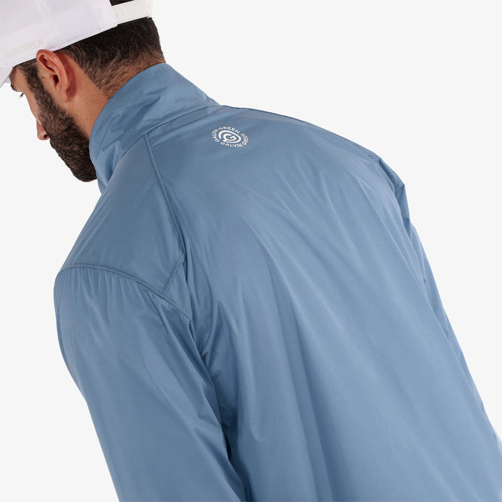 Larry is a Windproof and water repellent golf jacket for Men in the color Moonlight Blue(5)