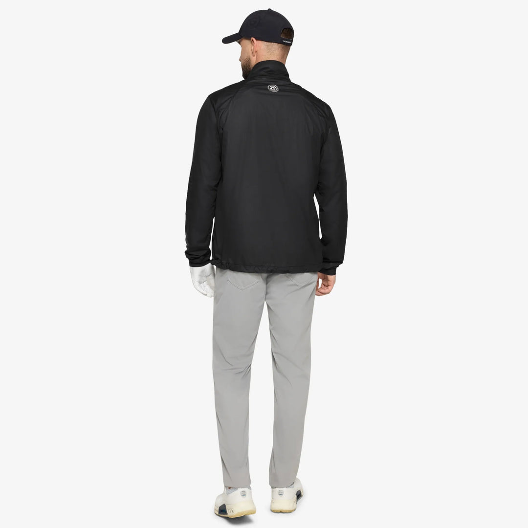 Larry Windproof and water repellent golf jacket Black – Galvin Green Larry Windproof and water repellent golf jacket Black – Galvin Green