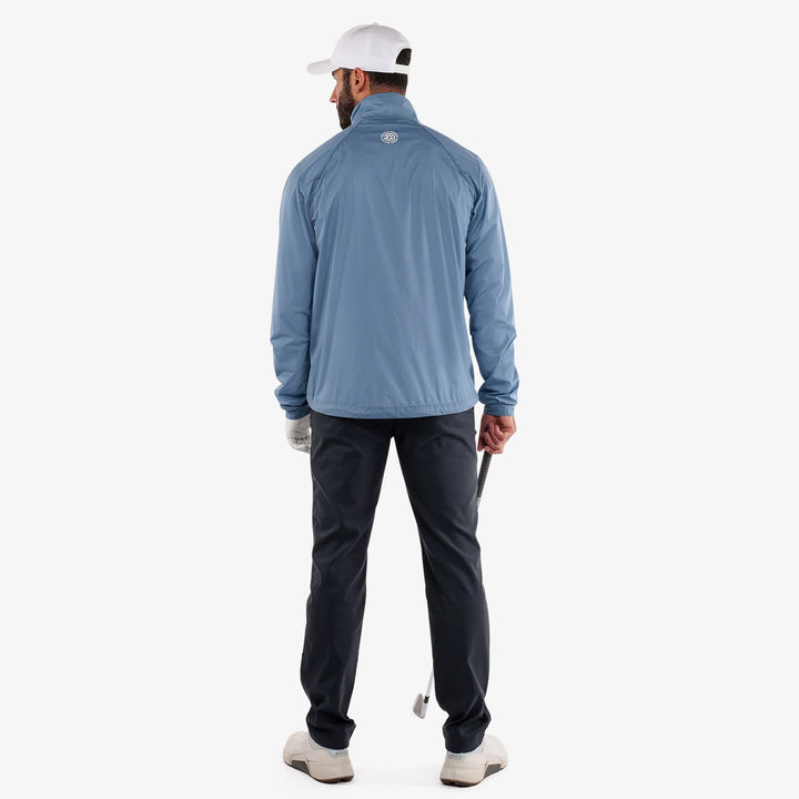 Larry is a Windproof and water repellent golf jacket for Men in the color Moonlight Blue(6)