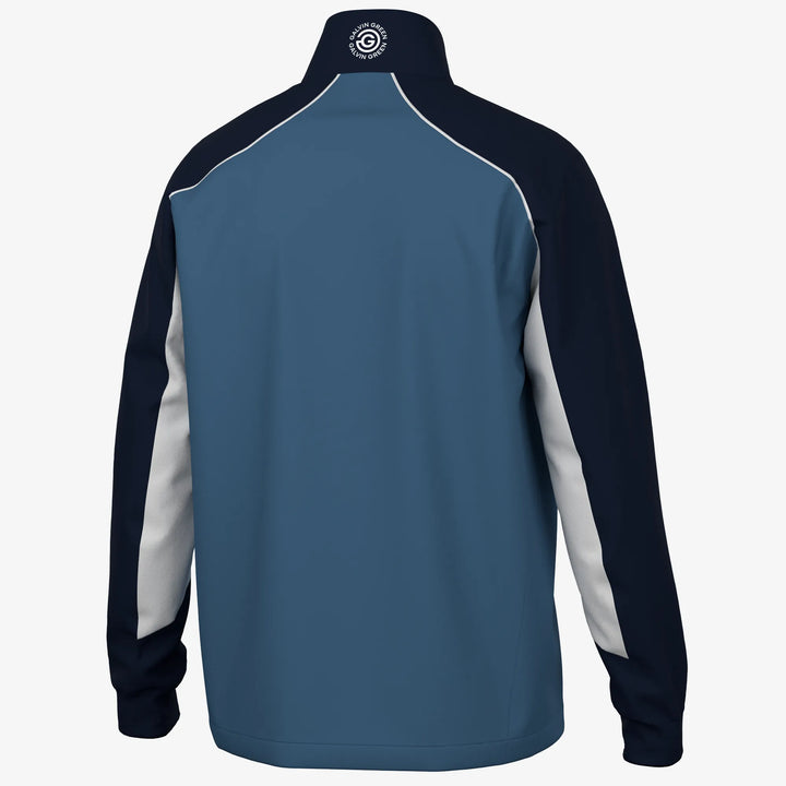 Laurent is a Windproof and water repellent golf jacket for Men in the color Moonlight Blue/Navy(7)