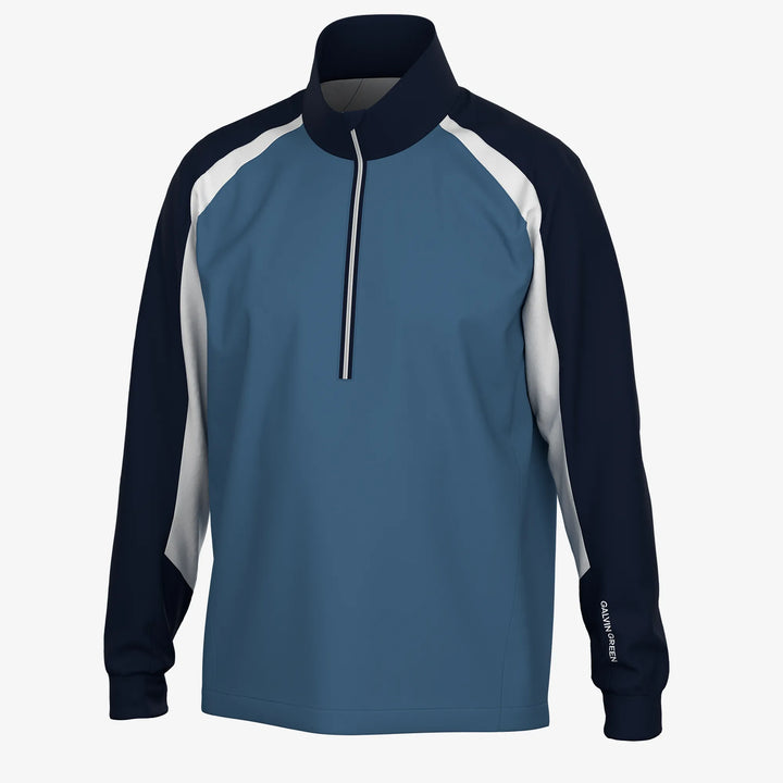 Laurent is a Windproof and water repellent golf jacket for Men in the color Moonlight Blue/Navy(0)