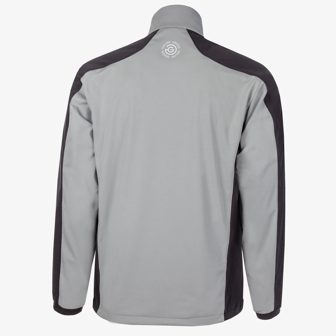 Lawrence is a Windproof and water repellent golf jacket for Men in the color Sharkskin/Black(9)