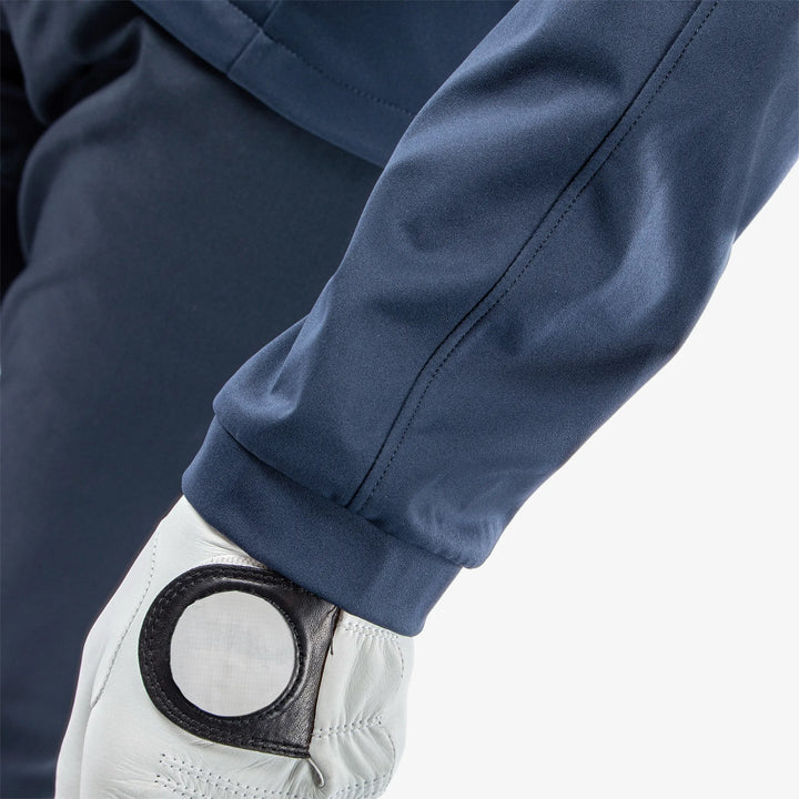 Lawrence is a Windproof and water repellent golf jacket for Men in the color Navy/White(5)