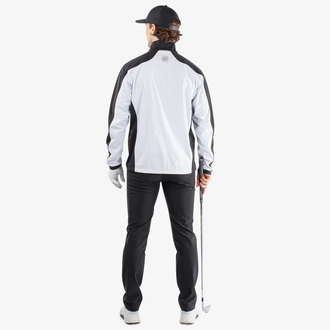 Lawrence is a Windproof and water repellent golf jacket for Men in the color White/Black/Red(6)