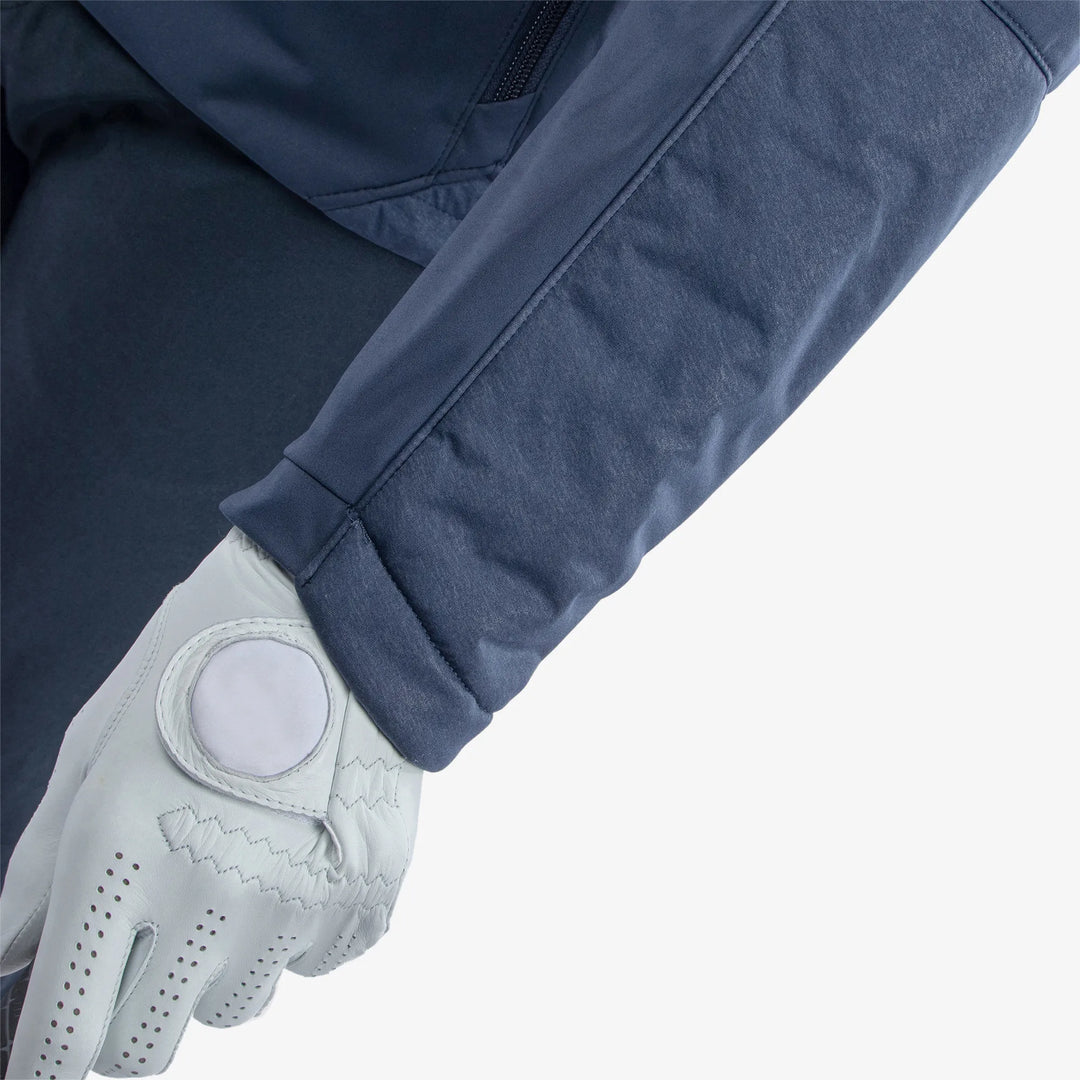 Layton is a Windproof and water repellent golf jacket for Men in the color Navy(5)