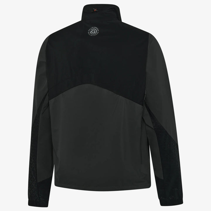 Leandro is a Windproof and water repellent golf jacket for Men in the color Black/Forged Iron(1)