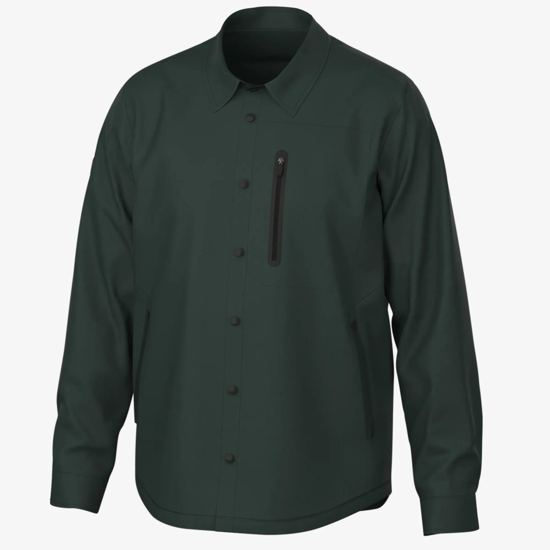 Legend is a Windproof and water repellent golf shirt for Men in the color Jungle Green(0)
