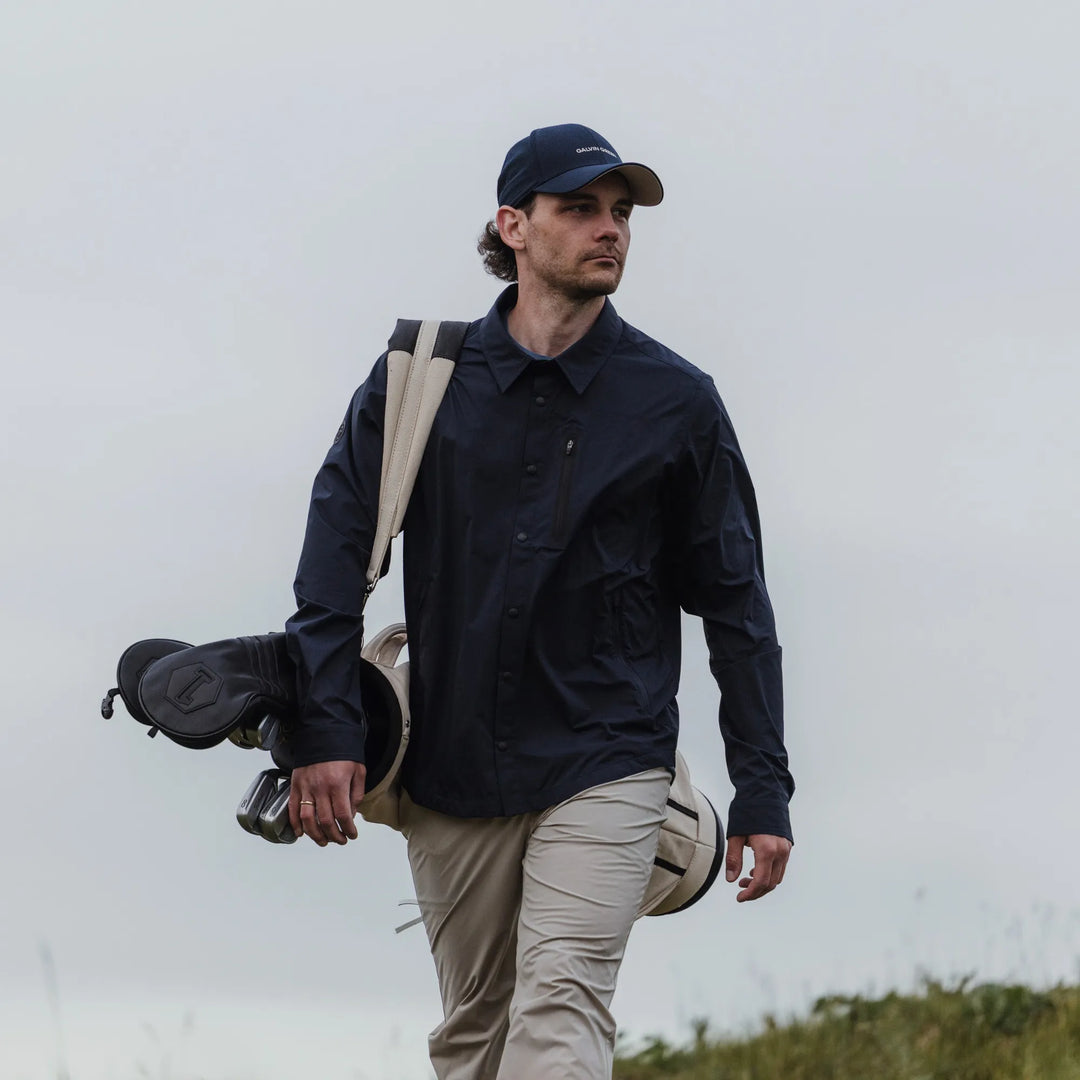 Legend is a Windproof and water repellent golf shirt for Men in the color Navy(8)