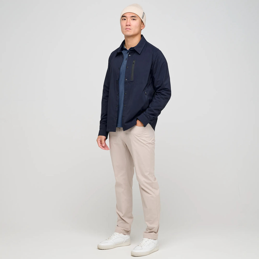 Legend is a Windproof and water repellent golf shirt for Men in the color Navy(4)