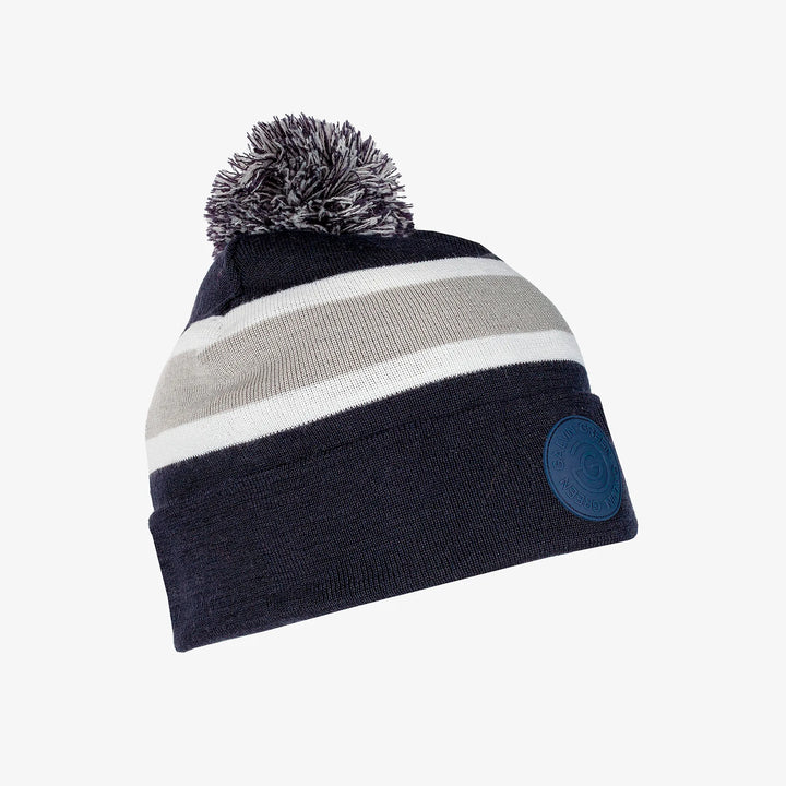 Leighton is a Insulating golf hat in the color Navy/Cool Grey/White(1)