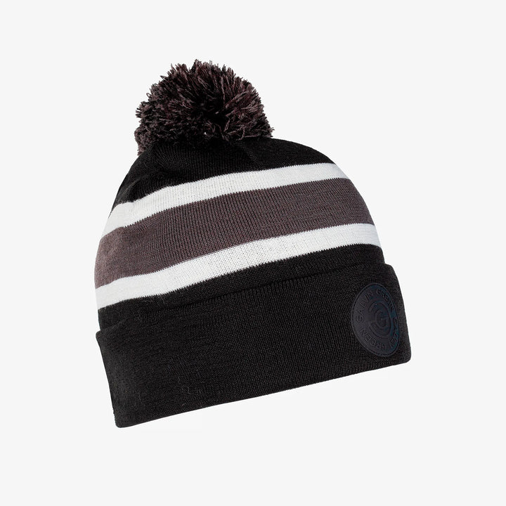 Leighton is a Insulating golf hat in the color Black/Forged Iron/White(1)