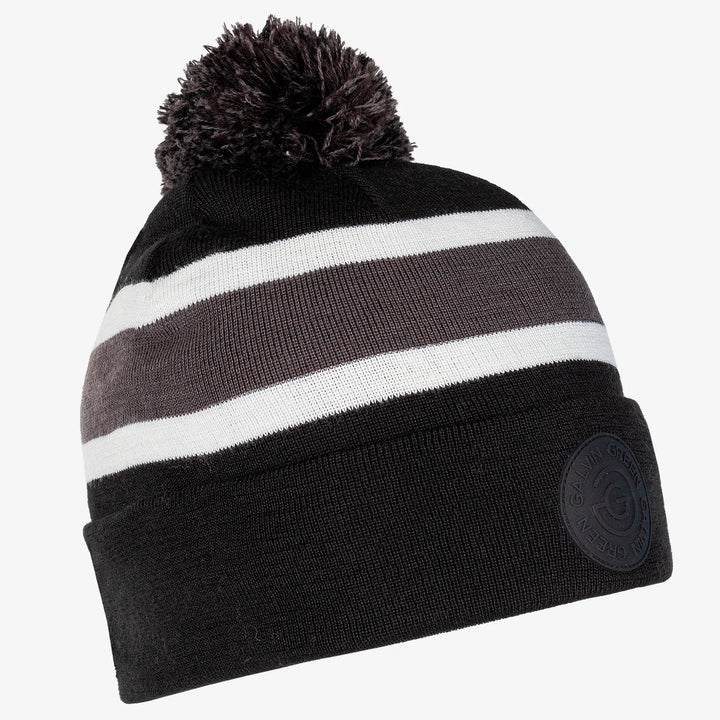 Leighton is a Insulating golf hat in the color Black/Forged Iron/White(0)