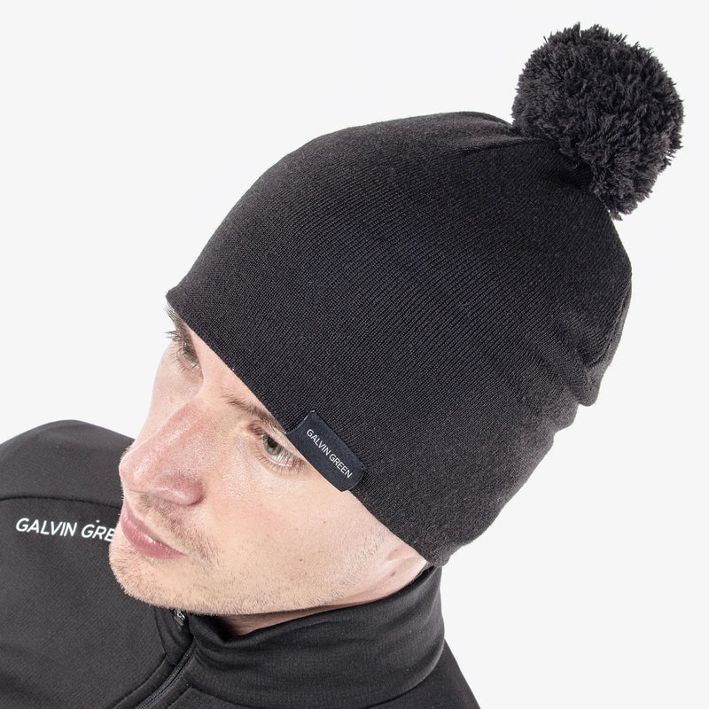 Lemmy is a Windproof golf hat in the color Black(2)