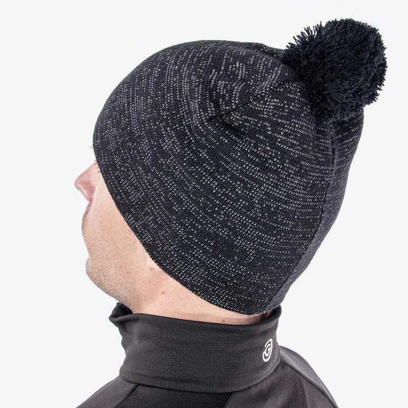 Lemmy is a Windproof golf hat in the color Black/Reflex(3)
