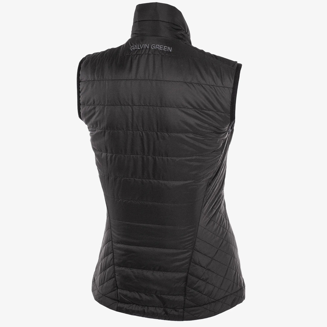 Lene is a Windproof and water repellent golf vest for Women in the color Black(8)