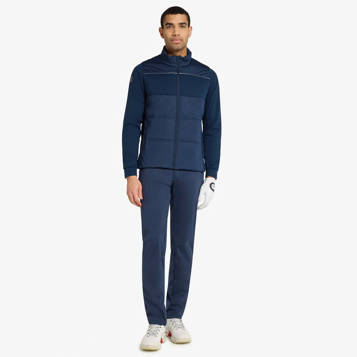 Lennon is a Windproof and water repellent golf jacket for Men in the color Navy(2)
