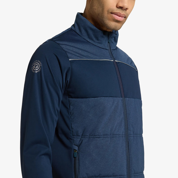 Lennon is a Windproof and water repellent golf jacket for Men in the color Navy(3)