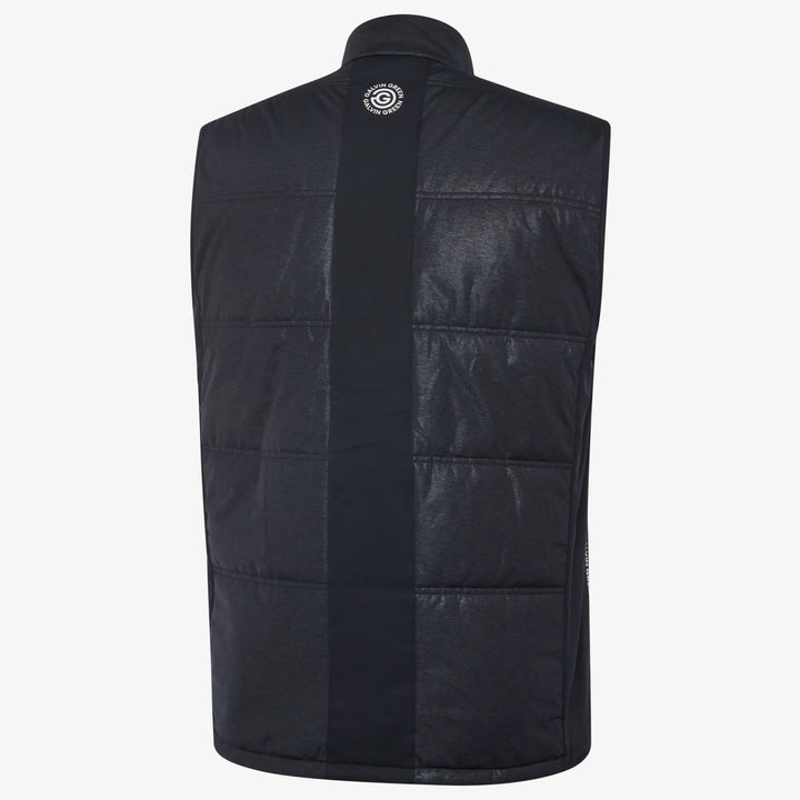 Lennox is a Windproof and water repellent golf vest for Men in the color Black(8)