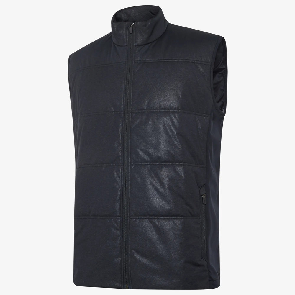 Lennox is a Windproof and water repellent golf vest for Men in the color Black(0)