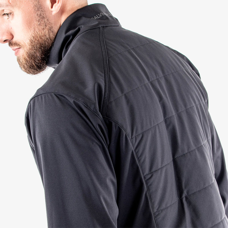 Leonard is a Windproof and water repellent golf jacket for Men in the color Black(6)