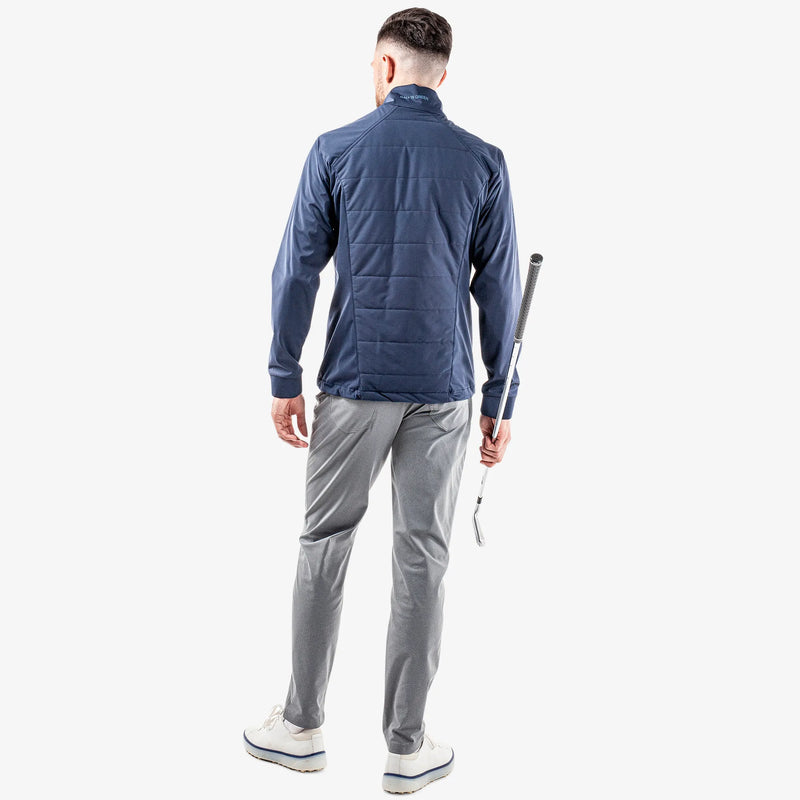 Leonard is a Windproof and water repellent golf jacket for Men in the color Navy(9)