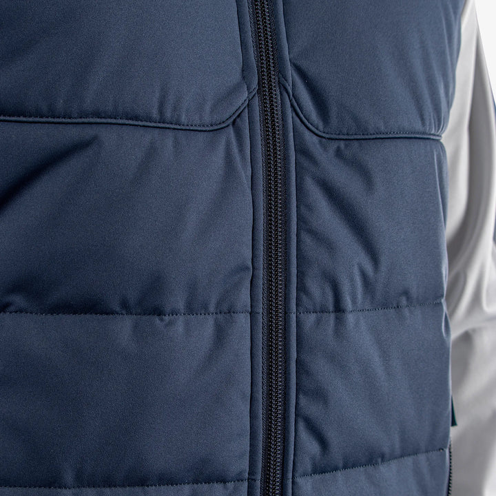 Leonard is a Windproof and water repellent golf jacket for Men in the color Navy/Cool Grey(6)