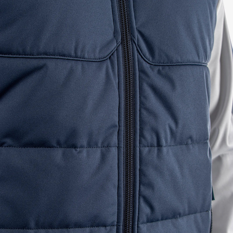 Leonard is a Windproof and water repellent golf jacket for Men in the color Navy/Cool Grey(6)